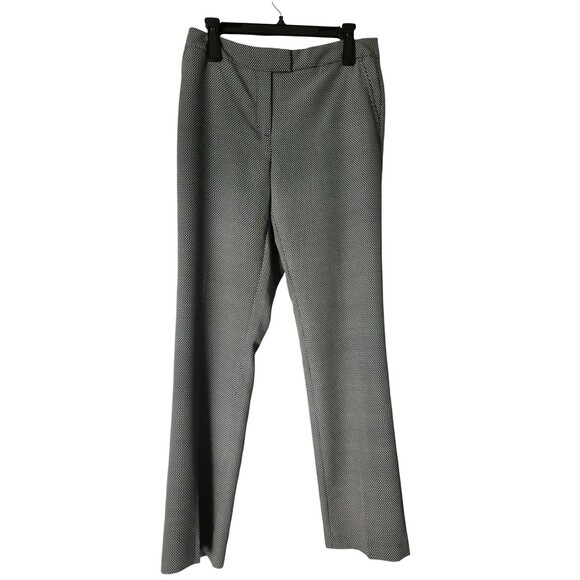 Jones New York Pants - NWT Jones New York SYDNEY Womens Straight Leg Pants Sz 6 Classic Black Ivory JNY